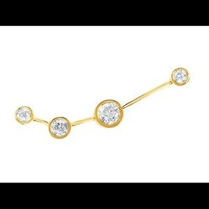 Logan Hollowell Single Aries Diamond Stud